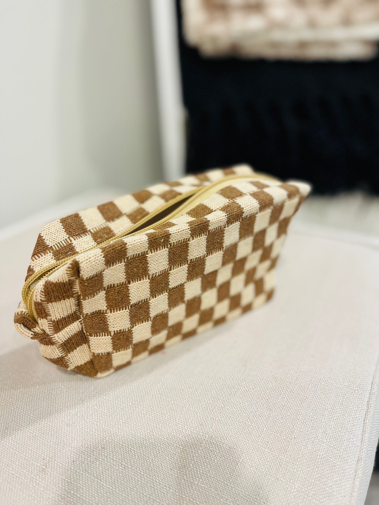 Checked Out - Cosmetic Bag