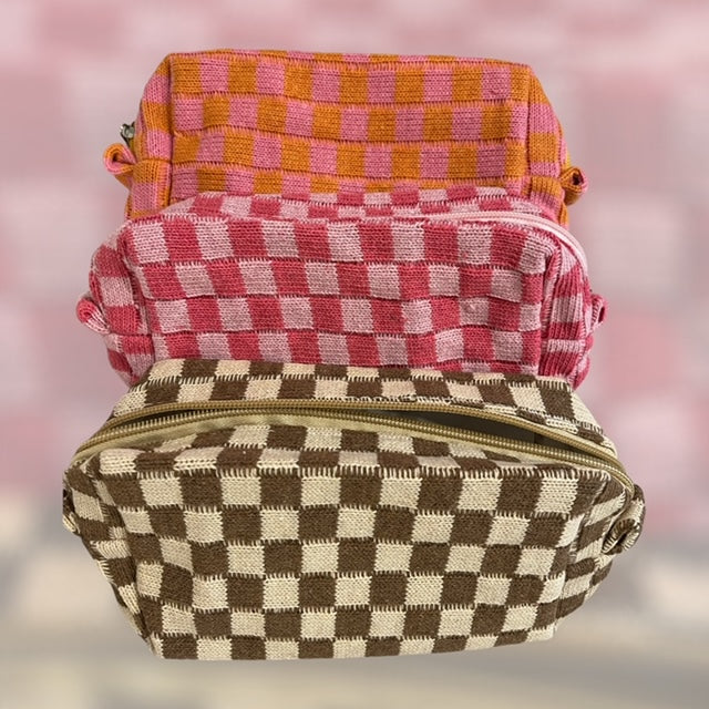 Checked Out - Cosmetic Bag