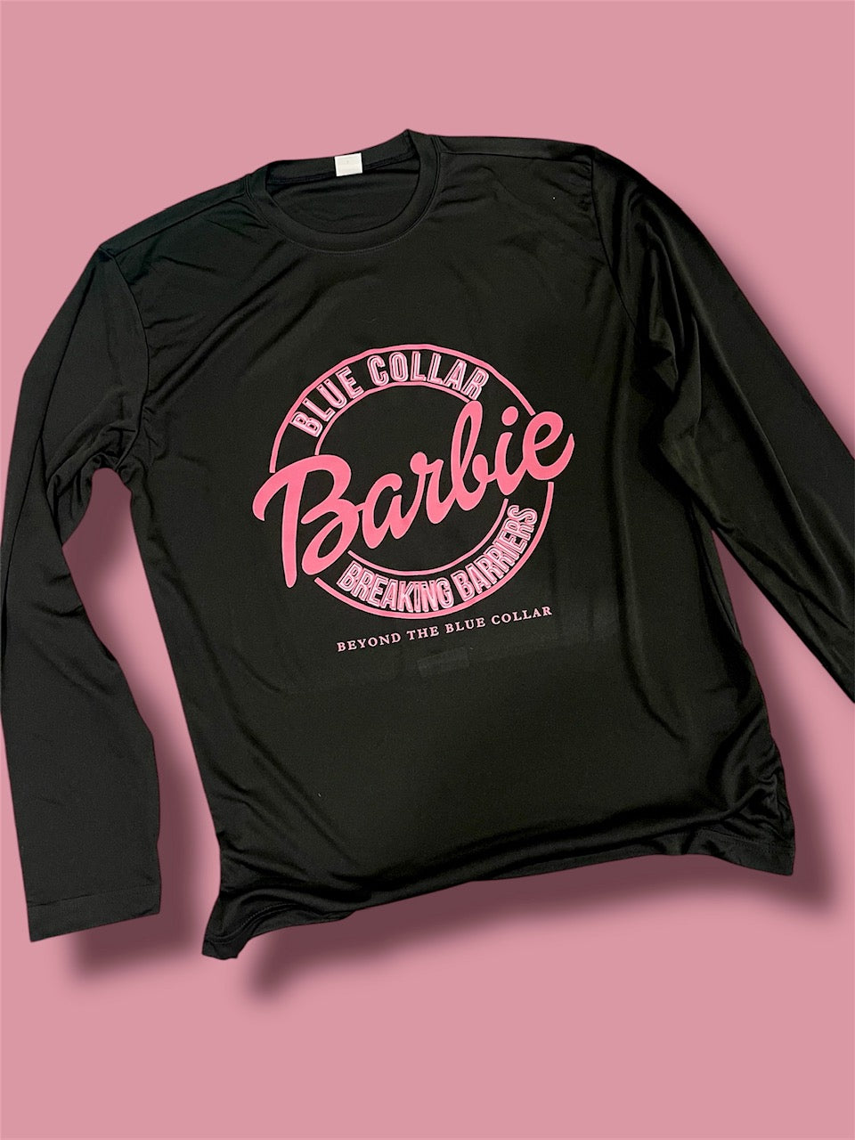 Blue Collar Barbie Long Sleeved Tee