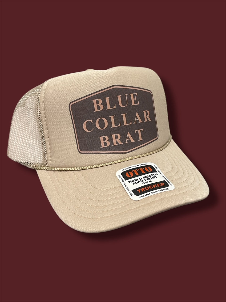 Blue Collar Brat Trucker Hat